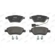 Jeu de 4 plaquettes de frein avant JURID 573164J - Visuel 1