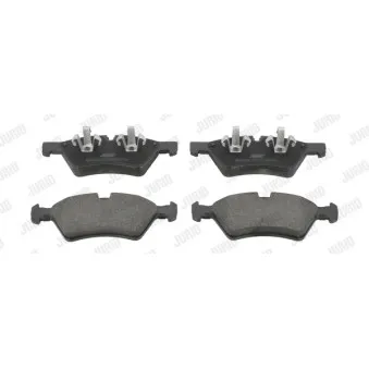 Jeu de 4 plaquettes de frein avant JURID 573175J