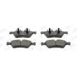 Jeu de 4 plaquettes de frein avant JURID 573175JC - Visuel 1