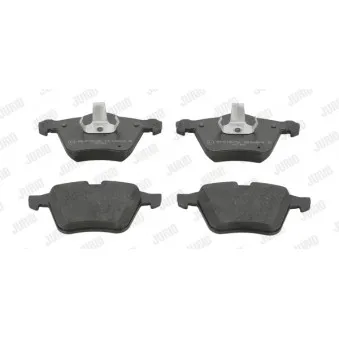 Jeu de 4 plaquettes de frein avant JURID 573179J