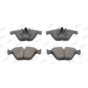 Jeu de 4 plaquettes de frein avant JURID 573181JC