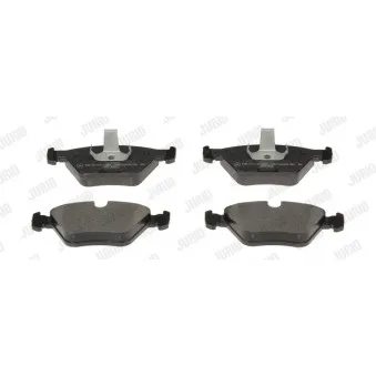 Jeu de 4 plaquettes de frein avant JURID 573185J