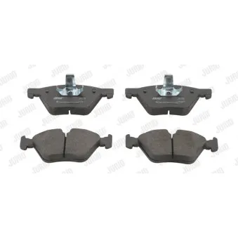 Jeu de 4 plaquettes de frein avant JURID 573188J