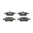 Jeu de 4 plaquettes de frein avant JURID 573192J - Visuel 1