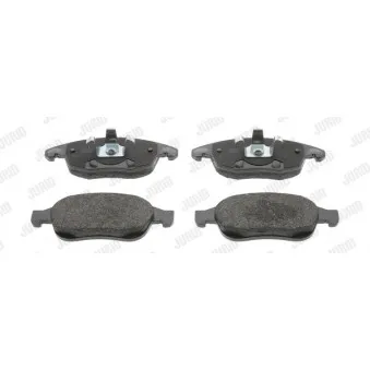 Jeu de 4 plaquettes de frein avant JURID 573192J