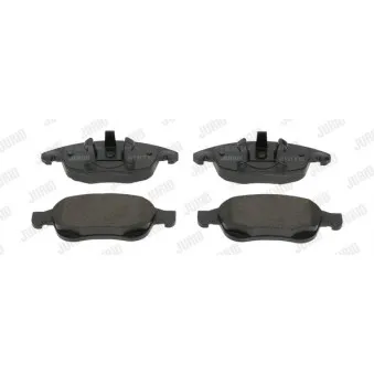 Jeu de 4 plaquettes de frein avant JURID 573192JC