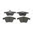 Jeu de 4 plaquettes de frein avant JURID 573199JC - Visuel 1