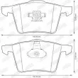 Jeu de 4 plaquettes de frein avant JURID 573199JC - Visuel 2