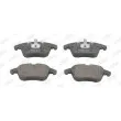 Jeu de 4 plaquettes de frein avant JURID 573201JC - Visuel 1