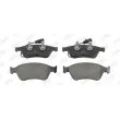 Jeu de 4 plaquettes de frein avant JURID 573207J - Visuel 1