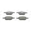 Jeu de 4 plaquettes de frein avant JURID 573209J - Visuel 1