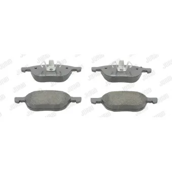 Jeu de 4 plaquettes de frein avant JURID 573209J