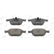 Jeu de 4 plaquettes de frein avant JURID 573209JC - Visuel 1