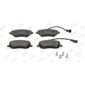 Jeu de 4 plaquettes de frein avant JURID 573217J