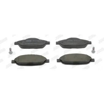 Jeu de 4 plaquettes de frein avant JURID 573241JC