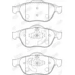 Jeu de 4 plaquettes de frein avant JURID 573245J - Visuel 2