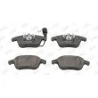 Jeu de 4 plaquettes de frein avant JURID 573246JC - Visuel 1
