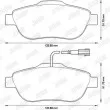 Jeu de 4 plaquettes de frein avant JURID 573266J - Visuel 2
