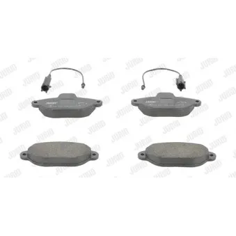 Jeu de 4 plaquettes de frein avant JURID 573267J