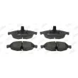 Jeu de 4 plaquettes de frein avant JURID 573287J - Visuel 1