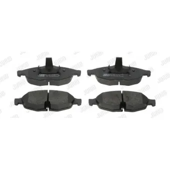 Jeu de 4 plaquettes de frein avant JURID 573287J