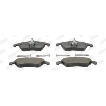 Jeu de 4 plaquettes de frein avant JURID 573291JC