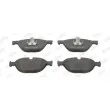 Jeu de 4 plaquettes de frein avant JURID 573292J - Visuel 1