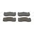 Jeu de 4 plaquettes de frein avant JURID 573294JC - Visuel 1