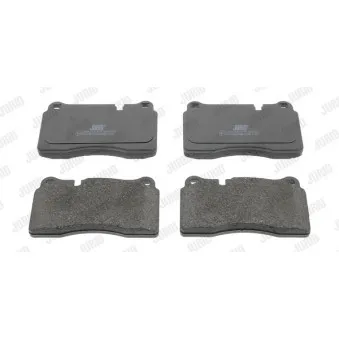 Jeu de 4 plaquettes de frein avant JURID 573296J