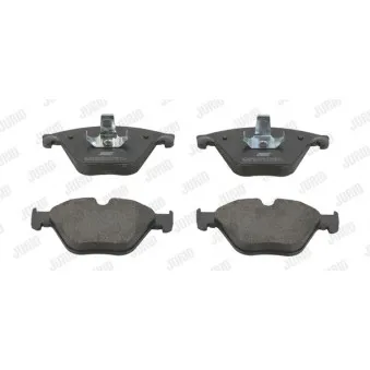 Jeu de 4 plaquettes de frein avant JURID 573305J