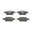 Jeu de 4 plaquettes de frein avant JURID 573316J - Visuel 1