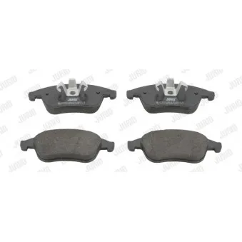 Jeu de 4 plaquettes de frein avant JURID 573316J