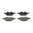 Jeu de 4 plaquettes de frein avant JURID 573317JC - Visuel 1