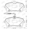 Jeu de 4 plaquettes de frein avant JURID 573382J - Visuel 2