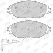 Jeu de 4 plaquettes de frein arrière JURID 573415J - Visuel 3