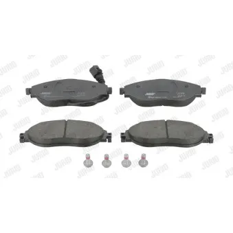Jeu de 4 plaquettes de frein avant JURID 573418J