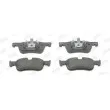 Jeu de 4 plaquettes de frein avant JURID 573604J - Visuel 1