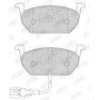 Jeu de 4 plaquettes de frein avant JURID 573606J - Visuel 2