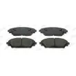 Jeu de 4 plaquettes de frein avant JURID 573611J - Visuel 1