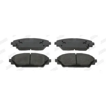 Jeu de 4 plaquettes de frein avant JURID 573611J