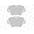 Jeu de 4 plaquettes de frein avant JURID 573612J - Visuel 3