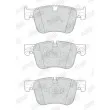 Jeu de 4 plaquettes de frein avant JURID 573621J - Visuel 2