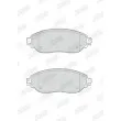 Jeu de 4 plaquettes de frein avant JURID 573656J - Visuel 2