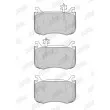 Jeu de 4 plaquettes de frein avant JURID 573665J - Visuel 2
