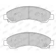 Jeu de 4 plaquettes de frein avant JURID 573669J - Visuel 2