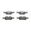 Jeu de 4 plaquettes de frein avant JURID 573710J - Visuel 1