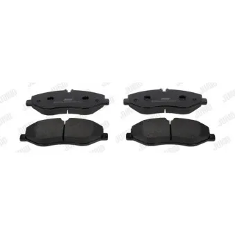 Jeu de 4 plaquettes de frein avant JURID 573781J