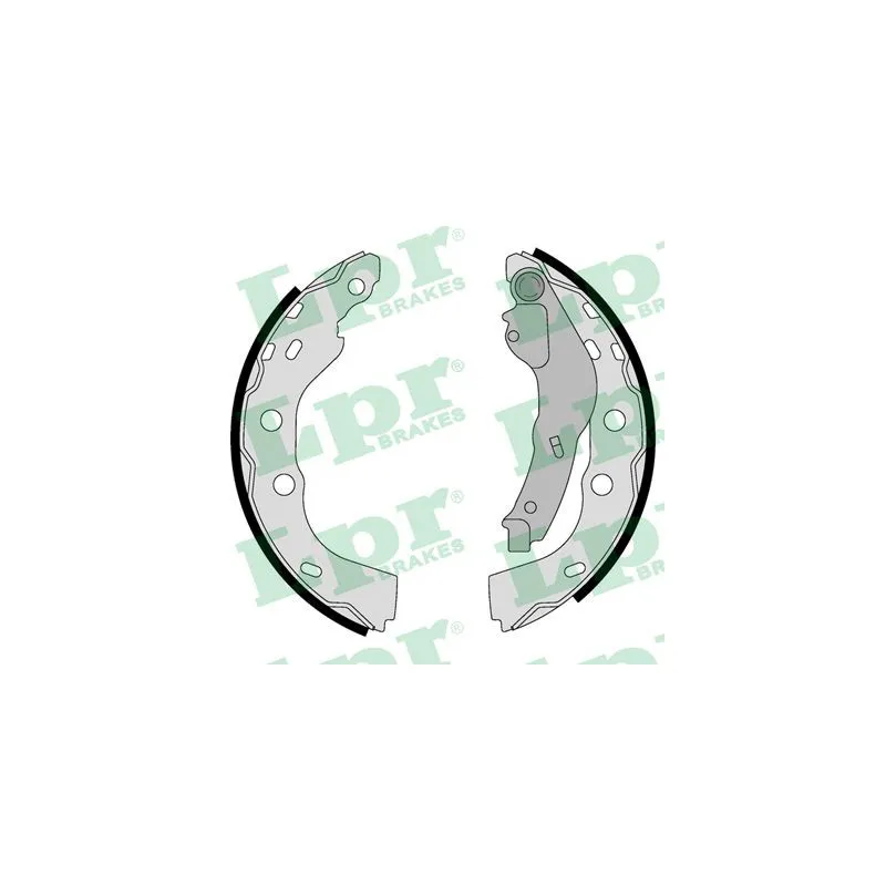 Jeu de mâchoires de frein LPR 01071