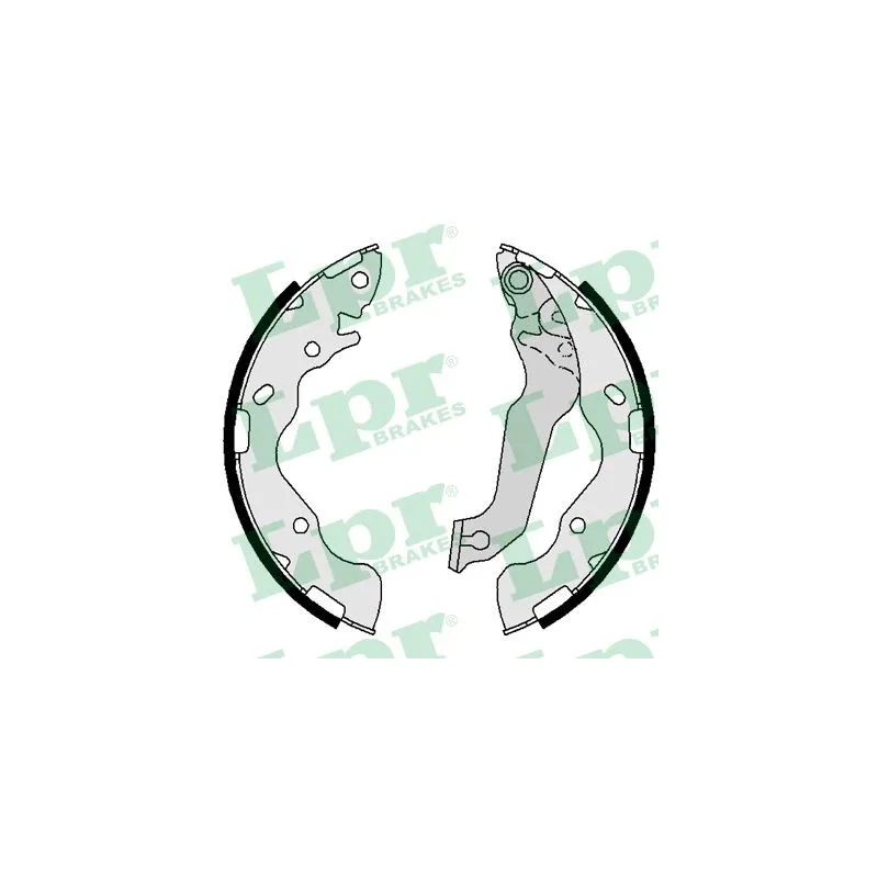 Jeu de mâchoires de frein LPR 01082