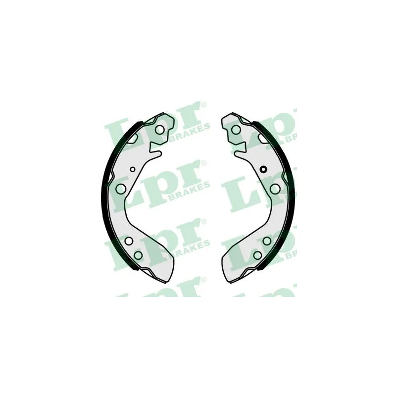 Jeu de mâchoires de frein LPR 01115